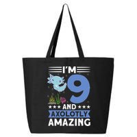 I'm 9 And Axolotly Amazing 9th Birthday Axolotl  25L Jumbo Tote