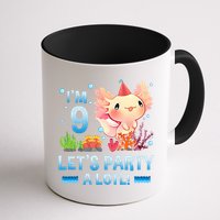I'm 9 Let's Party A Lotl Cute Axolotl Lover For Mug