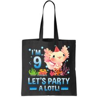 I'm 9 Let's Party A Lotl Cute Axolotl Lover For Bag