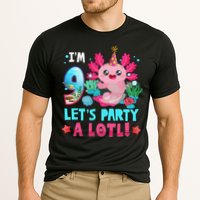 I'm 9 Years Old Let's Party A Lotl Axolotl 9th Birthday   Cooling Performance Crew T-Shirt