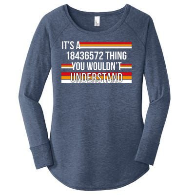 IT'S A 18436572 THING YOU WOULDN'T UNDERSTAND FUNNY V8 Women's Perfect Tri Tunic Long Sleeve Shirt