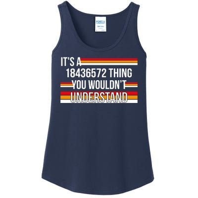 IT'S A 18436572 THING YOU WOULDN'T UNDERSTAND FUNNY V8 Ladies Essential Tank