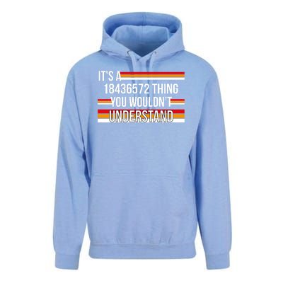 IT'S A 18436572 THING YOU WOULDN'T UNDERSTAND FUNNY V8 Unisex Surf Hoodie