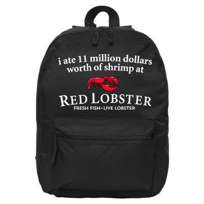 I Ate 11 Million Dollars Worth Of Shrimp From Red Lobster 16 in Basic Backpack