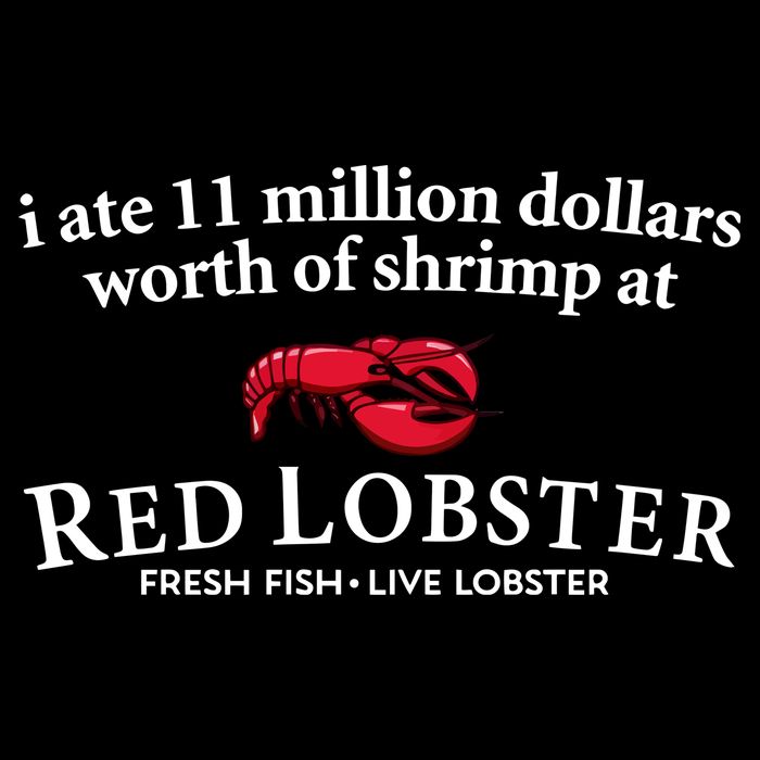 I Ate 11 Million Dollars Worth Of Shrimp From Red Lobster 16 in Basic Backpack