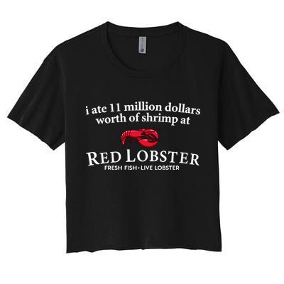 I Ate 11 Million Dollars Worth Of Shrimp From Red Lobster Crop Top