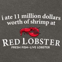 I Ate 11 Million Dollars Worth Of Shrimp From Red Lobster Cotton Canvas Backpack