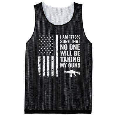 I Am 1776 Sure No One Is Taking My Guns Pro Gun USA Flag Mesh Reversible Basketball Jersey Tank