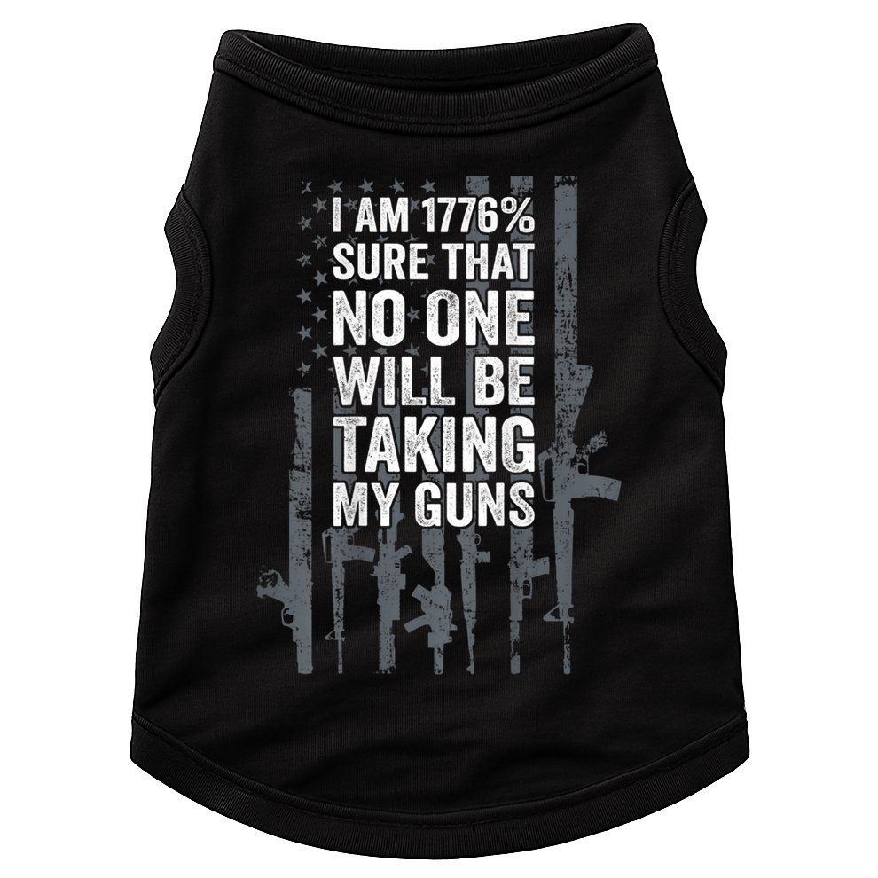 I Am 1776 Sure No One Is Taking My Guns Pro Gun Flag Doggie Tank