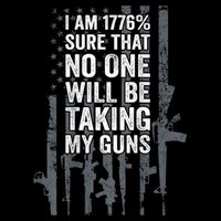 I Am 1776 Sure No One Is Taking My Guns Pro Gun Flag 16 in Basic Backpack