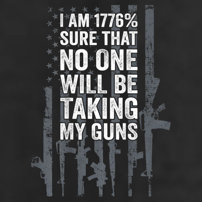 I Am 1776 Sure No One Is Taking My Guns Pro Gun Flag 25L Jumbo Tote