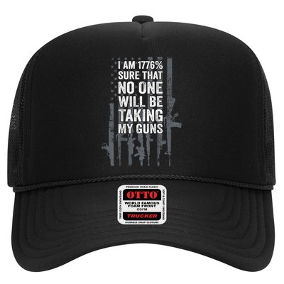 I Am 1776 Sure No One Is Taking My Guns Pro Gun Flag Trucker Hat