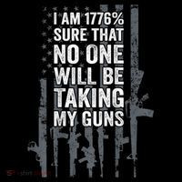 I Am 1776 Sure No One Is Taking My Guns Pro Gun Flag Kids T-Shirt