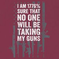 I Am 1776 Sure No One Is Taking My Guns Pro Gun Flag 16oz Travel Tumbler