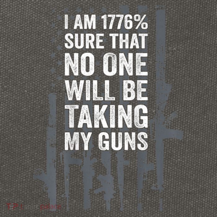 I Am 1776 Sure No One Is Taking My Guns Pro Gun Flag Cotton Canvas Backpack