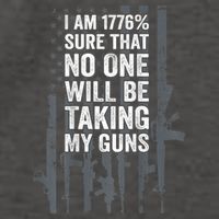 I Am 1776 Sure No One Is Taking My Guns Pro Gun Flag Vector Backpack