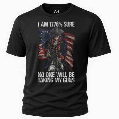 I Am 1776 % Sure No One Will Be Taking My Guns Cooling Performance Crew T-Shirt