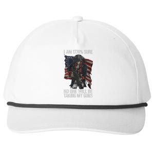 I Am 1776 % Sure No One Will Be Taking My Guns Snapback Five-Panel Rope Hat