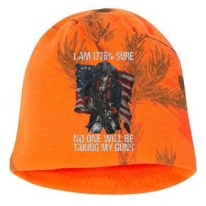 I Am 1776 % Sure No One Will Be Taking My Guns Kati - Camo Knit Beanie