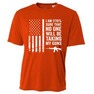 I Am 1776 Sure No One Is Taking My Guns Funny Gift Pro Gun Usa Flag Gift Cooling Performance Crew T-Shirt