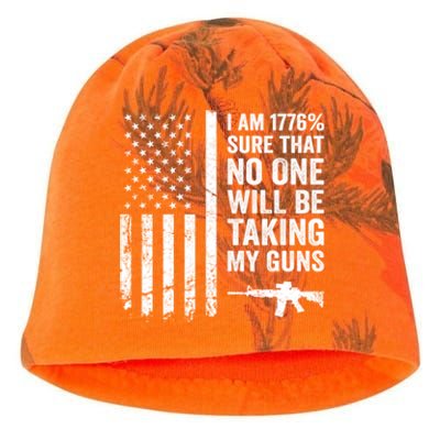 I Am 1776 Sure No One Is Taking My Guns Funny Gift Pro Gun Usa Flag Gift Kati - Camo Knit Beanie