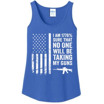 I Am 1776 Sure No One Is Taking My Guns Funny Gift Pro Gun Usa Flag Gift Ladies Essential Tank