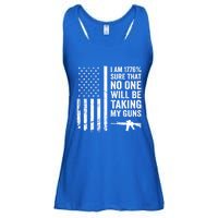 I Am 1776 Sure No One Is Taking My Guns Funny Gift Pro Gun Usa Flag Gift Ladies Essential Flowy Tank