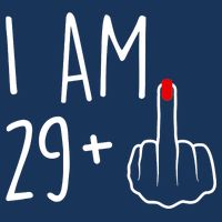 I Am 29 Plus 1 Middle Finger For A 30th Birthday For Wo 16 in Basic Backpack