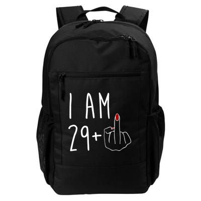 I Am 29 Plus Middle Finger Funny 30th Birthday Backpack