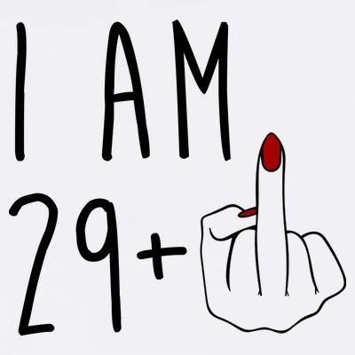 I Am 29 Plus Middle Finger Funny 30th Birthday T-Shirt