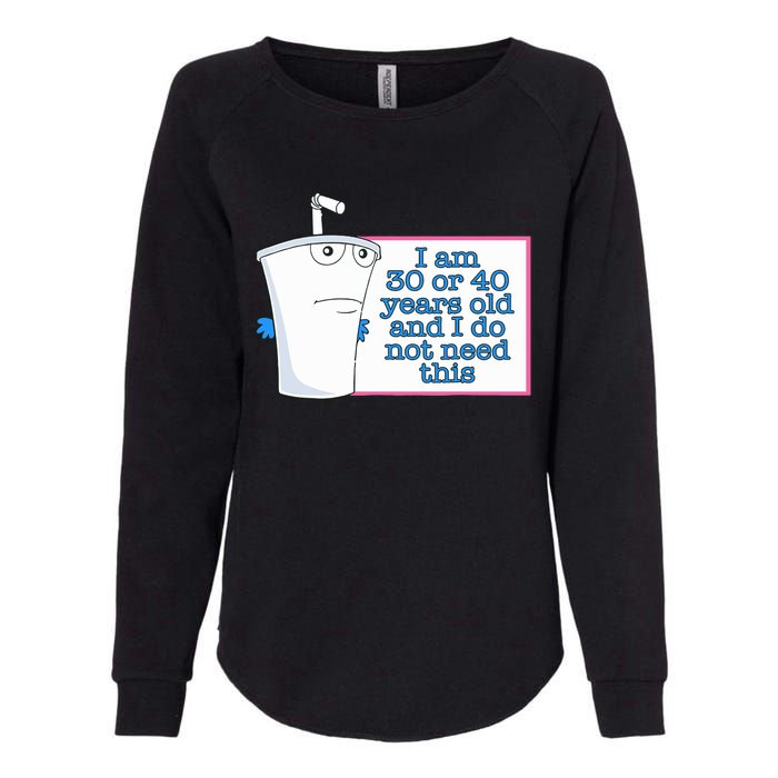 I Am 30 Or 40 Years Old And I Do Not Need This Womens California Wash Sweatshirt