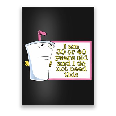 I Am 30 Or 40 Years Old And I Do Not Need This Funny Poster
