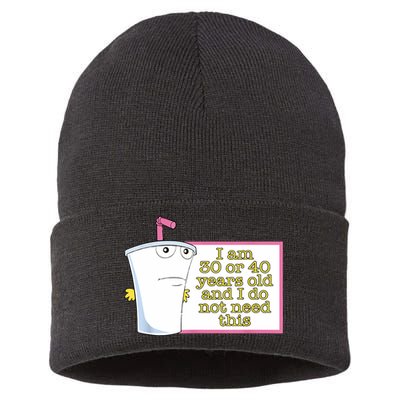 I Am 30 Or 40 Years Old And I Do Not Need This Funny Sustainable Knit Beanie