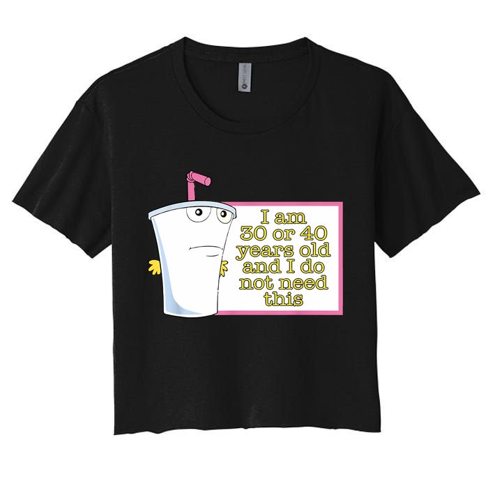 I Am 30 Or 40 Years Old And I Do Not Need This Funny Crop Top