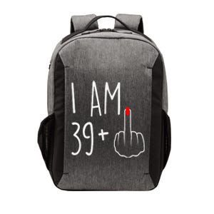 I Am 39 Plus 1 Middle Finger For A 40th Birthday Vector Backpack