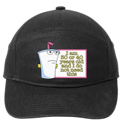 I Am 30 Or 40 Years Old And I Do Not Need This 7-Panel Snapback Hat