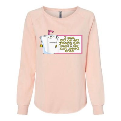 I Am 30 Or 40 Years Old And I Do Not Need This Womens California Wash Sweatshirt