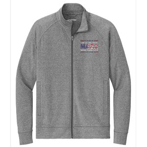 I Am 34 Times More Maga Now Than Ever Trump Supporters Stretch Full-Zip Cadet Jacket