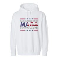 I Am 34 Times More Maga Now Than Ever Trump Supporters Garment-Dyed Fleece Hoodie