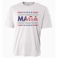 I Am 34 Times More Maga Now Than Ever Trump Supporters Cooling Performance Crew T-Shirt