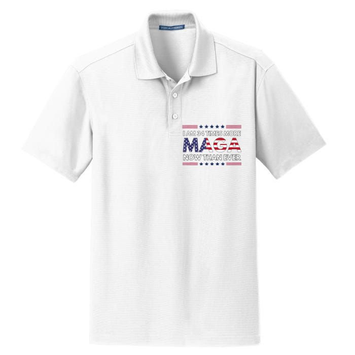 I Am 34 Times More Maga Now Than Ever Trump Supporters Dry Zone Grid Polo