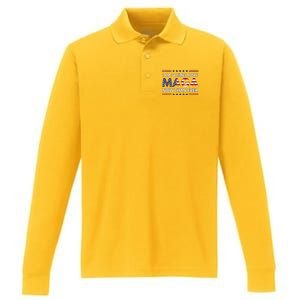 I Am 34 Times More Maga Now Than Ever Trump Supporters Performance Long Sleeve Polo