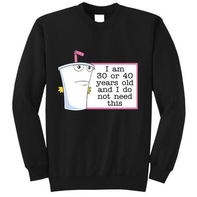 I Am 30 Or 40 Years Old And I Do Not Need This Humor Sweatshirt