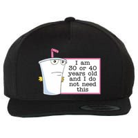 I Am 30 Or 40 Years Old And I Do Not Need This Humor Wool Snapback Cap