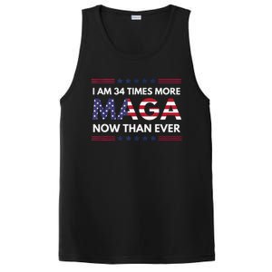 I Am 34 Times More Maga Now Than Ever Trump Supporters PosiCharge Competitor Tank