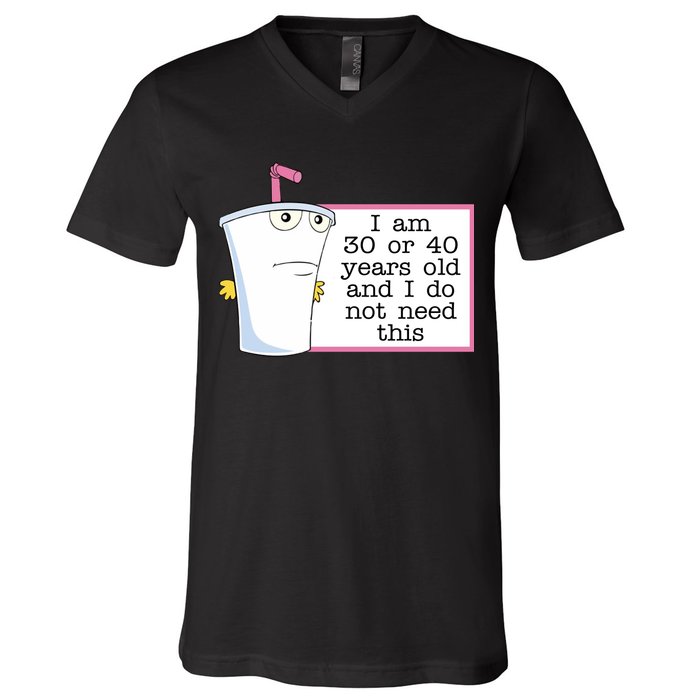 I Am 30 Or 40 Years Old And I Do Not Need This Funny V-Neck T-Shirt