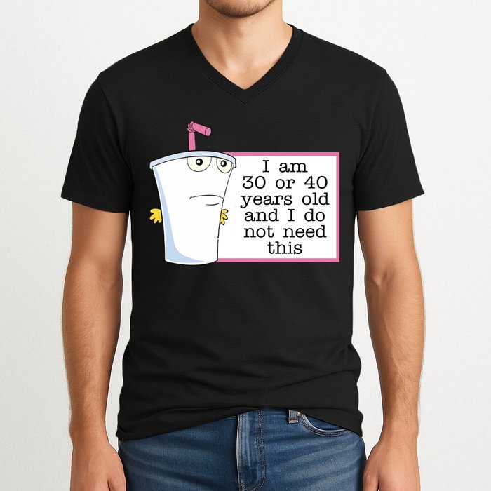 I Am 30 Or 40 Years Old And I Do Not Need This Funny V-Neck T-Shirt