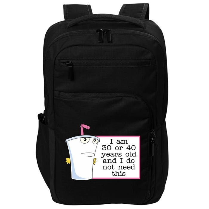 I Am 30 Or 40 Years Old And I Do Not Need This Funny Impact Tech Backpack