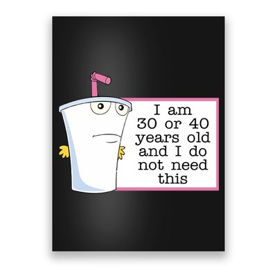 I Am 30 Or 40 Years Old And I Do Not Need This Funny Poster