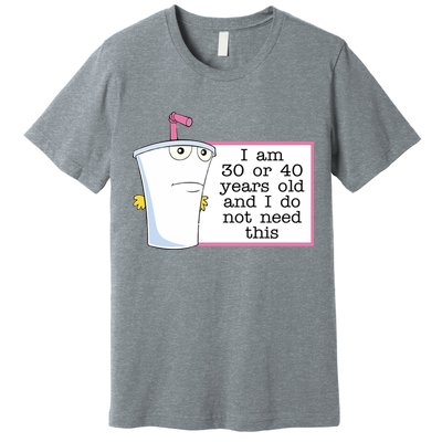 I Am 30 Or 40 Years Old And I Do Not Need This Funny Premium T-Shirt